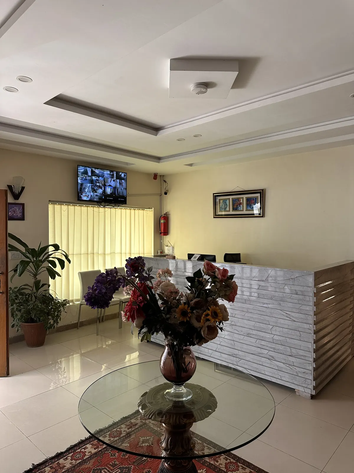 Guest house lobby at Nestrix G6 in G-6 Islamabad