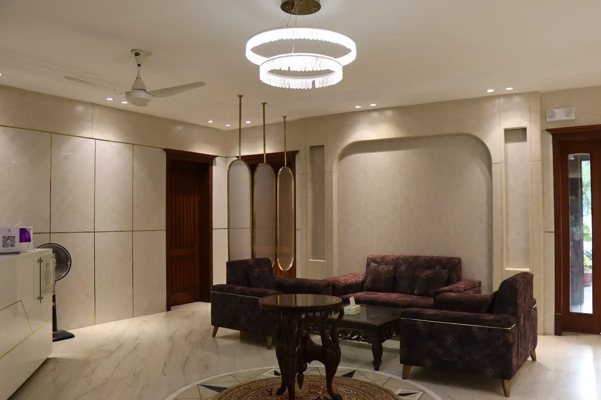 Grand lobby at Nestrix F6 elite guest house F-6 Islamabad
